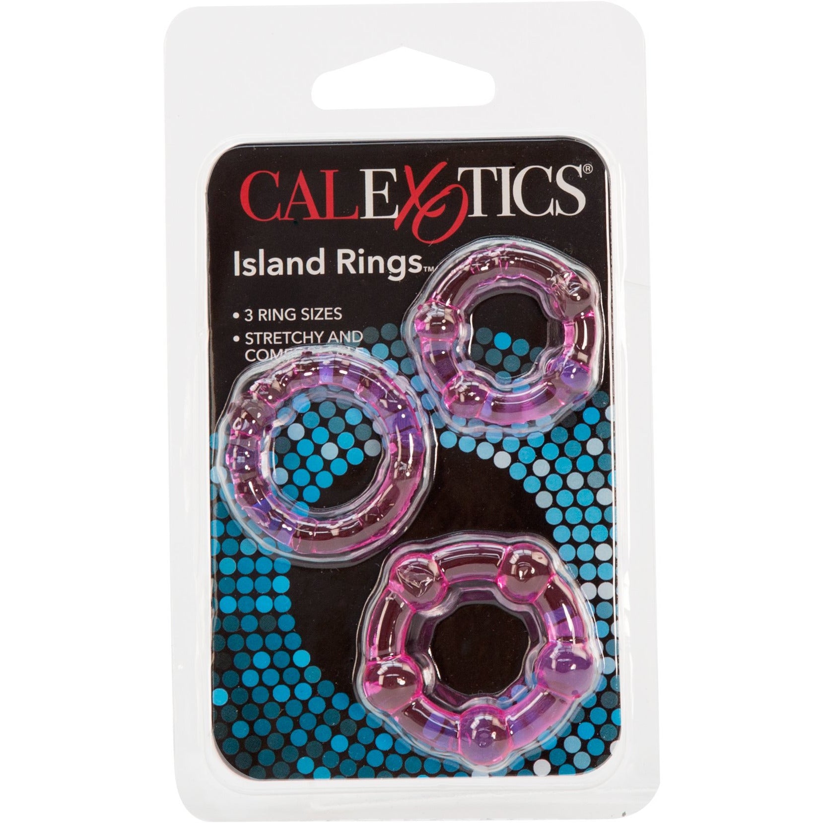 CALEXOTICS® - Silicone Island Rings - Pink