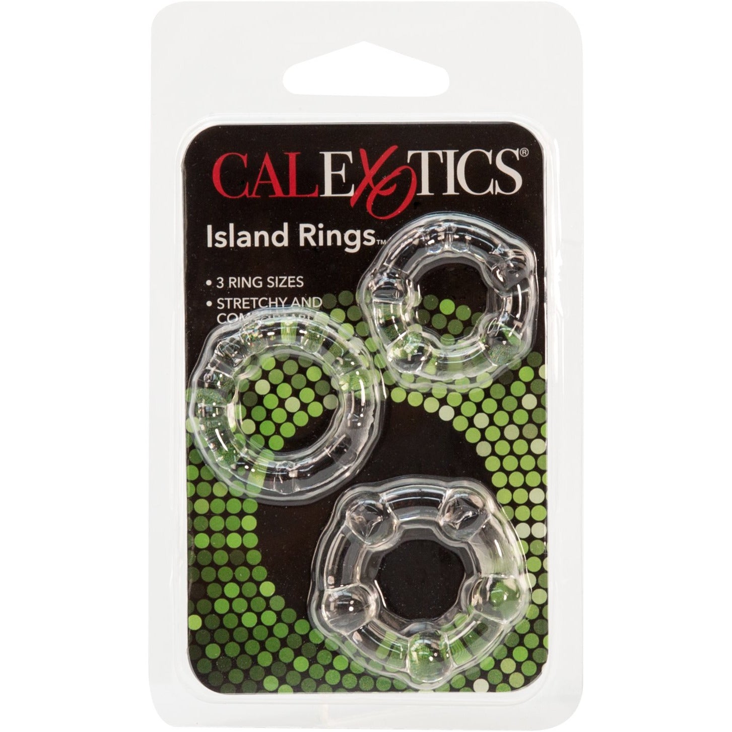 CALEXOTICS® - Silicone Island Rings - Clear