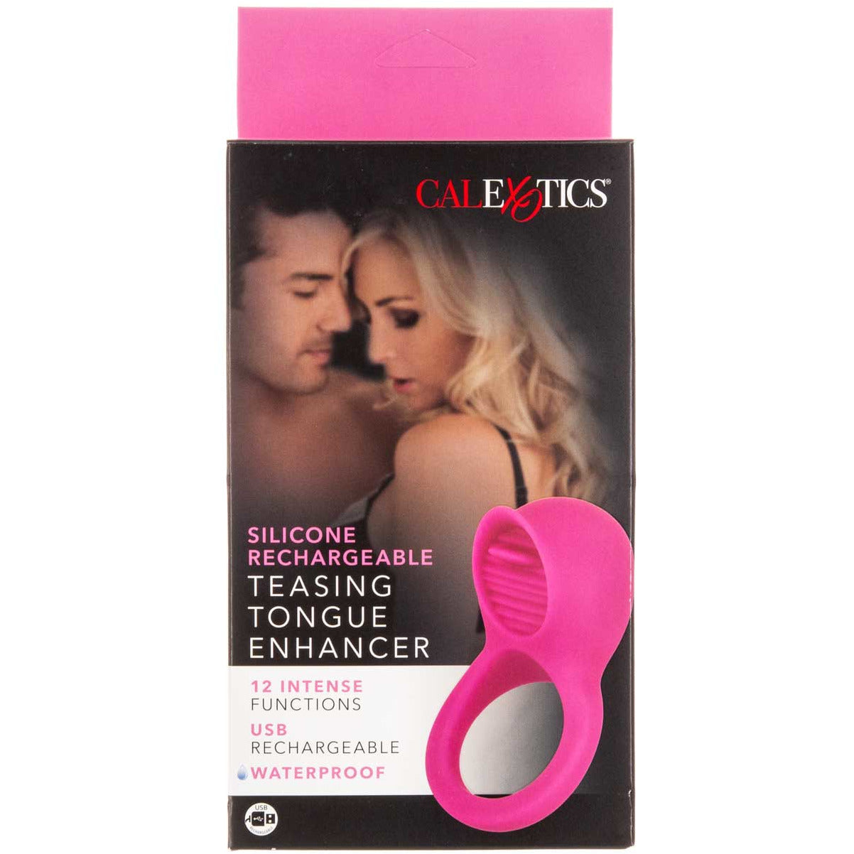 CALEXOTICS® - Silicone Rechargeable Teasing Tongue Enhancer - Pink