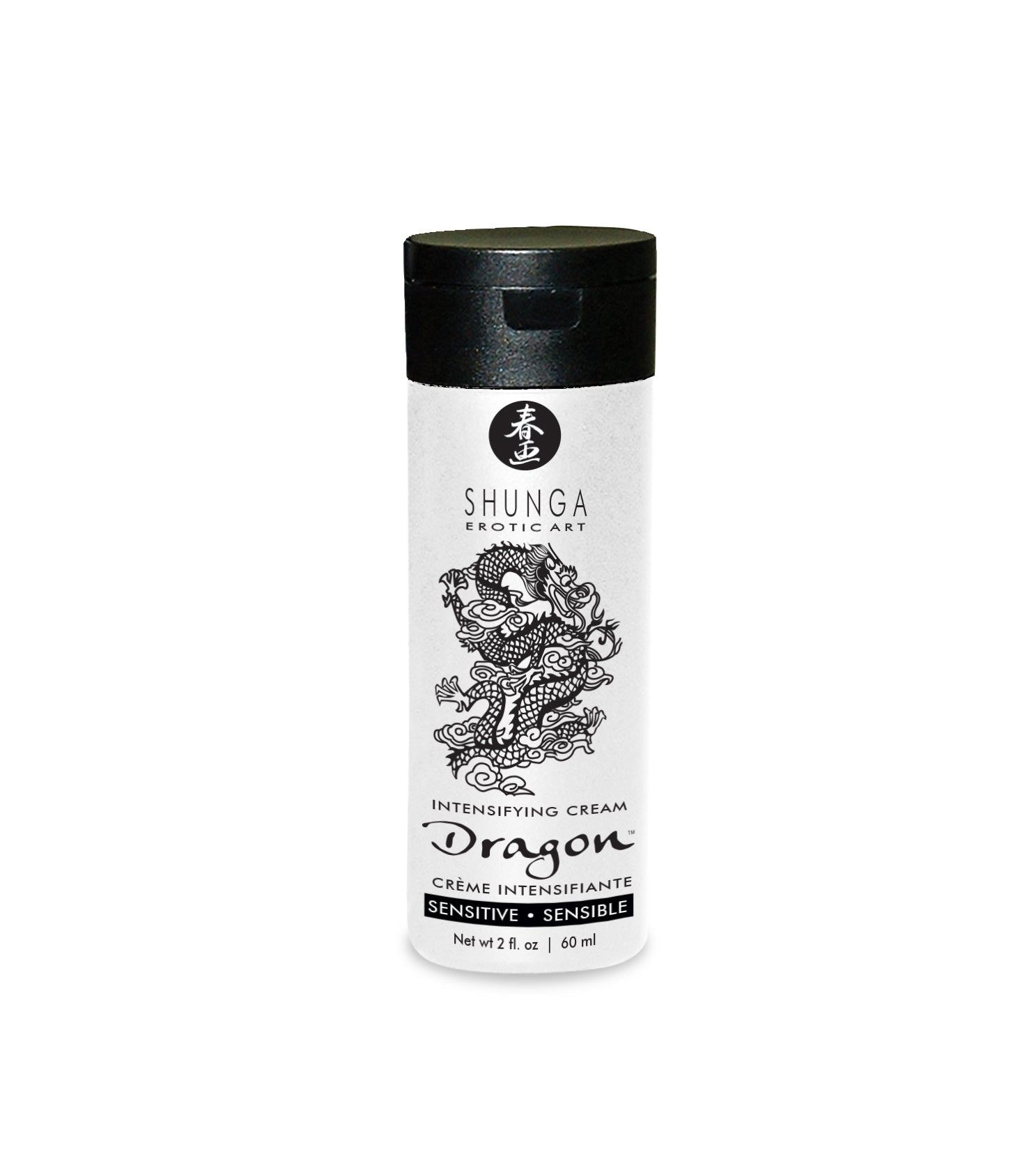 SHUNGA EROTIC ART - Intensifying Cream Dragon Sensitive - 2 fl oz 60 ml