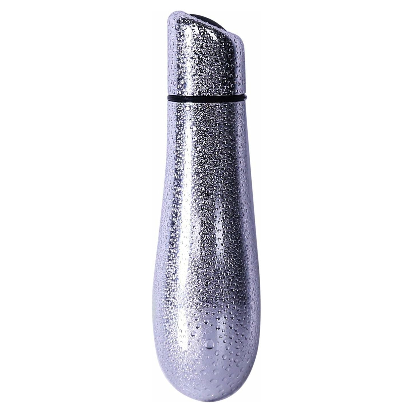 PowerBullet - Rain Bullet Vibrator - Battery Operated - Silver