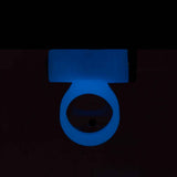 PowerBullet - Cosmic Ring - Anneau vibrant pour pénis - Bleu phosphorescent