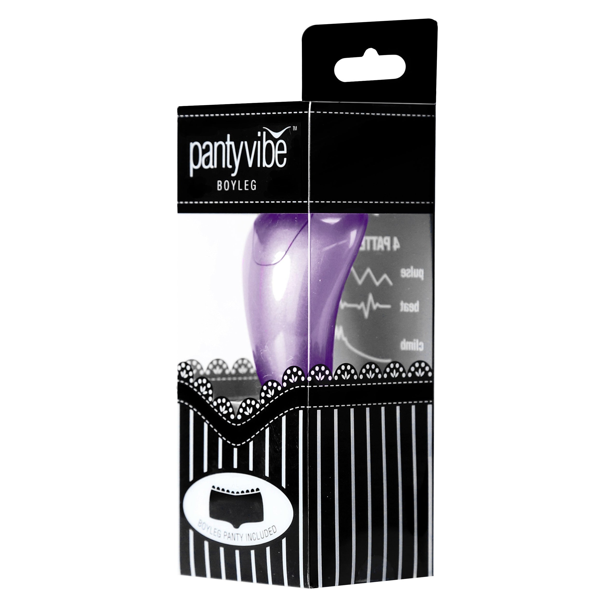 BMS - Panty Vibrator - Battery Operated - Purple - XL