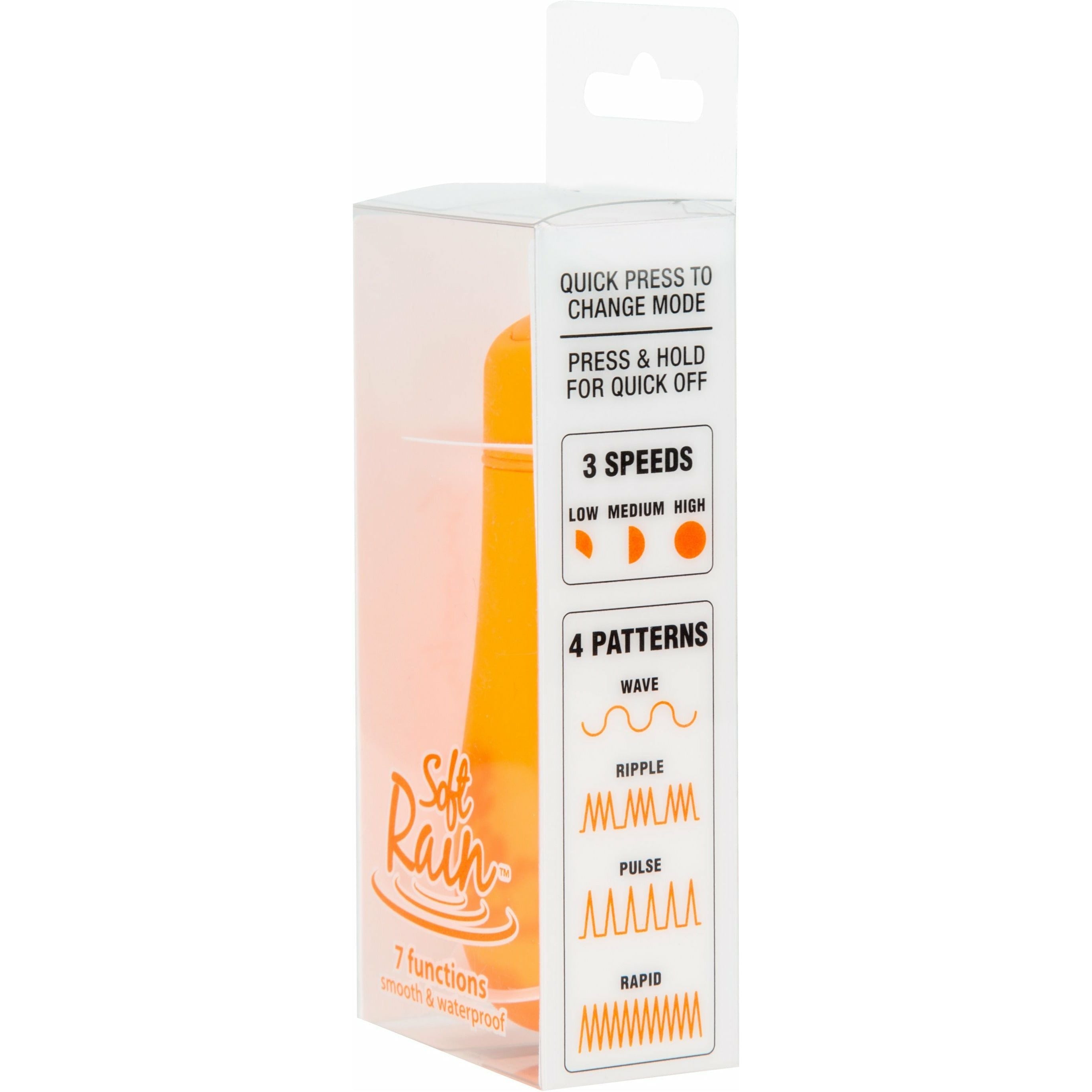 BMS - Soft Rain Waterproof Vibrator - Orange