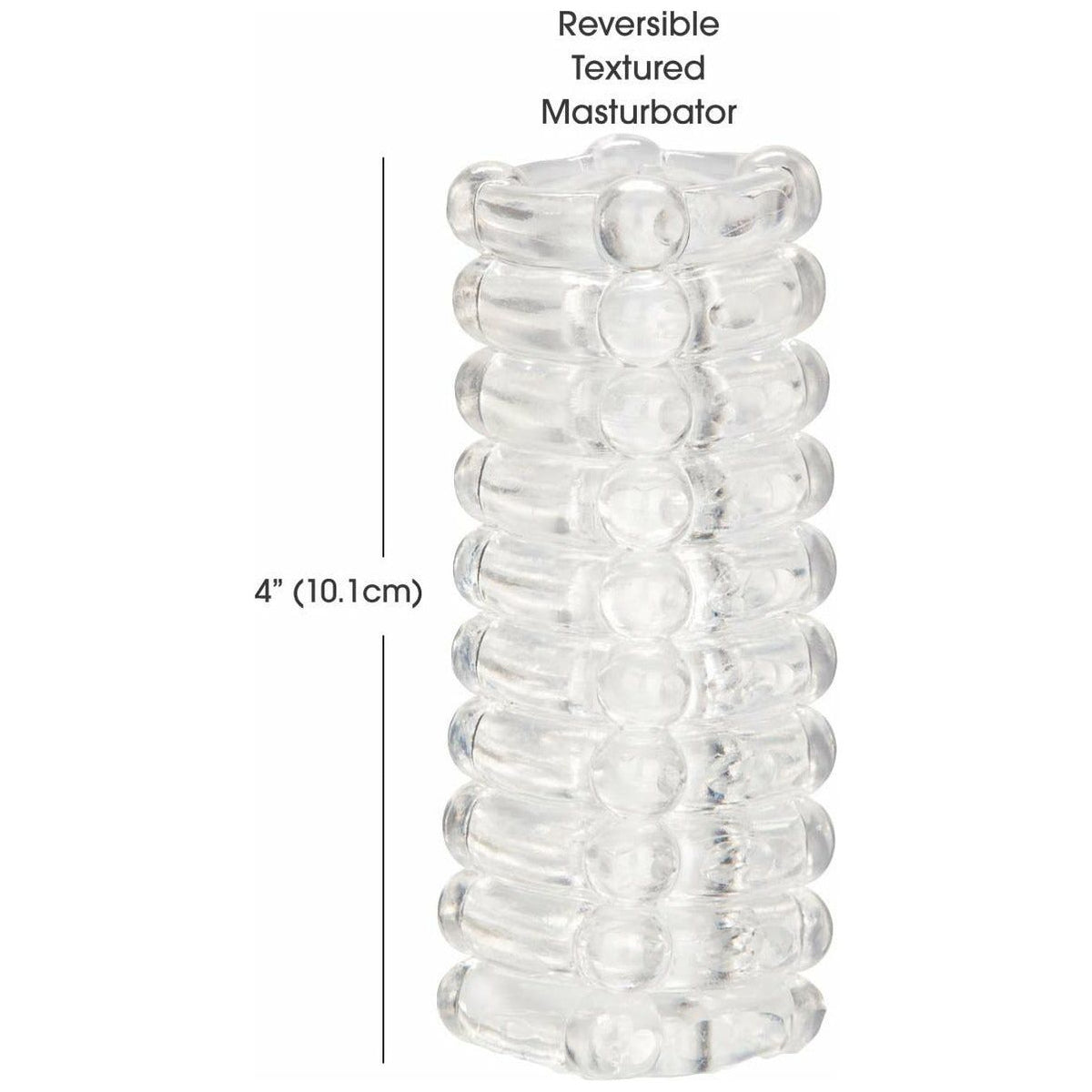 CALEXOTICS® -  Reversible Textured Ribbed Stroker - Clear