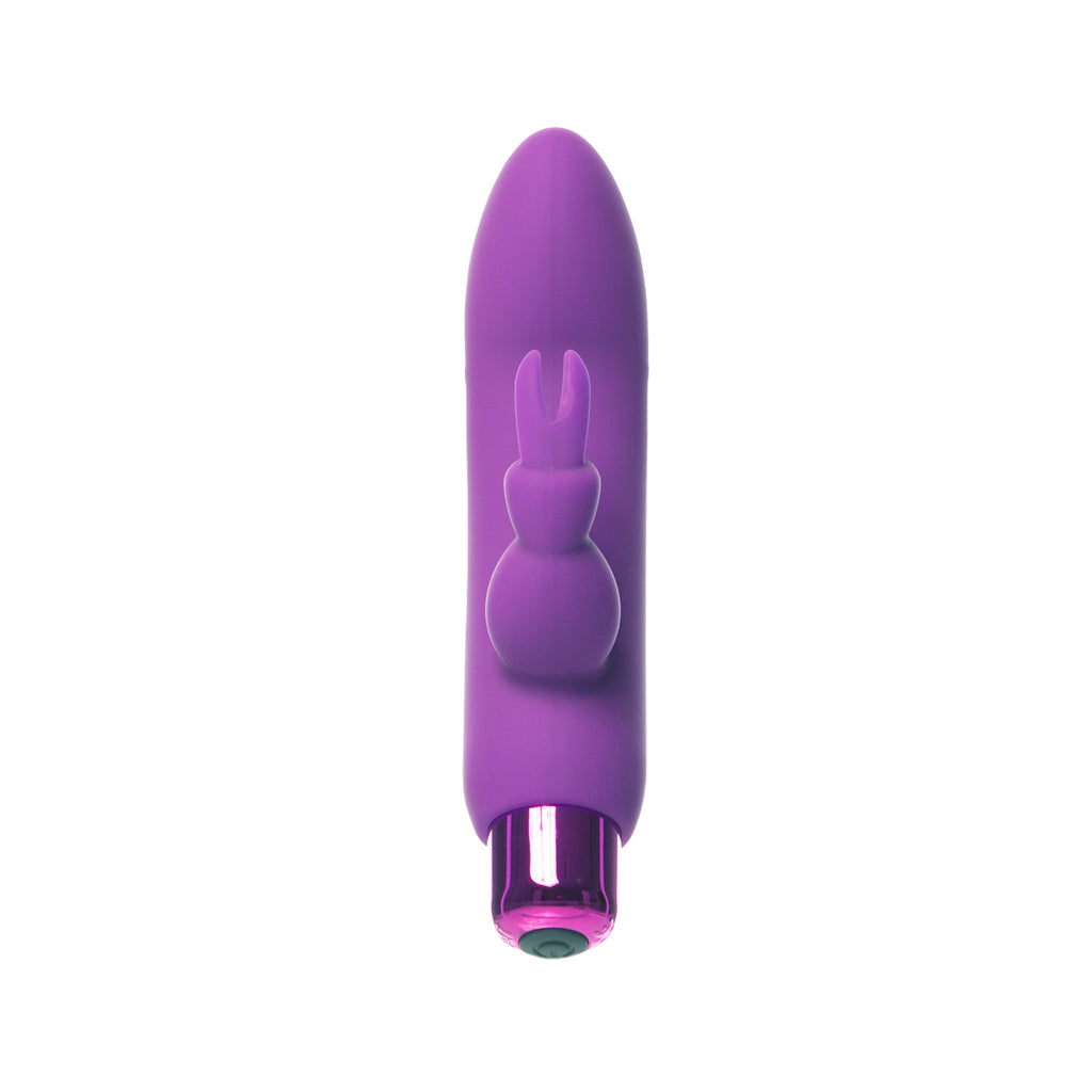 BMS - Alice's Bunny - Rechargeable Bullet avec Gaine Lapin Amovible - Violet