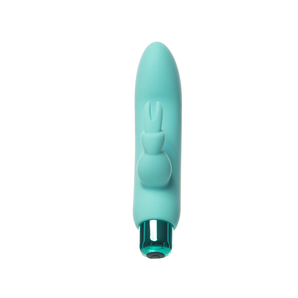 BMS - Le Lapin d'Alice - Balle rechargeable avec manchon lapin amovible - Bleu sarcelle