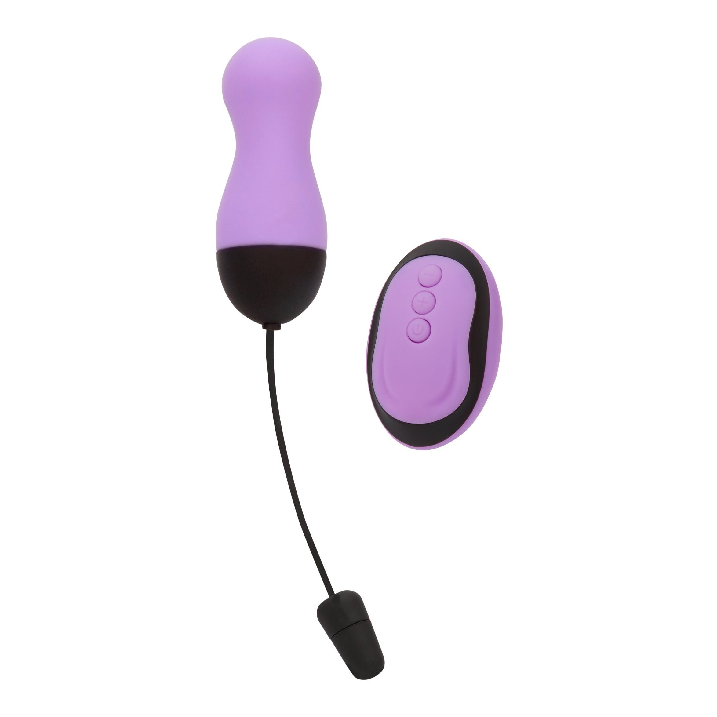 PowerBullet - Remote Control Vibrating Egg - Rechargeable - Purple