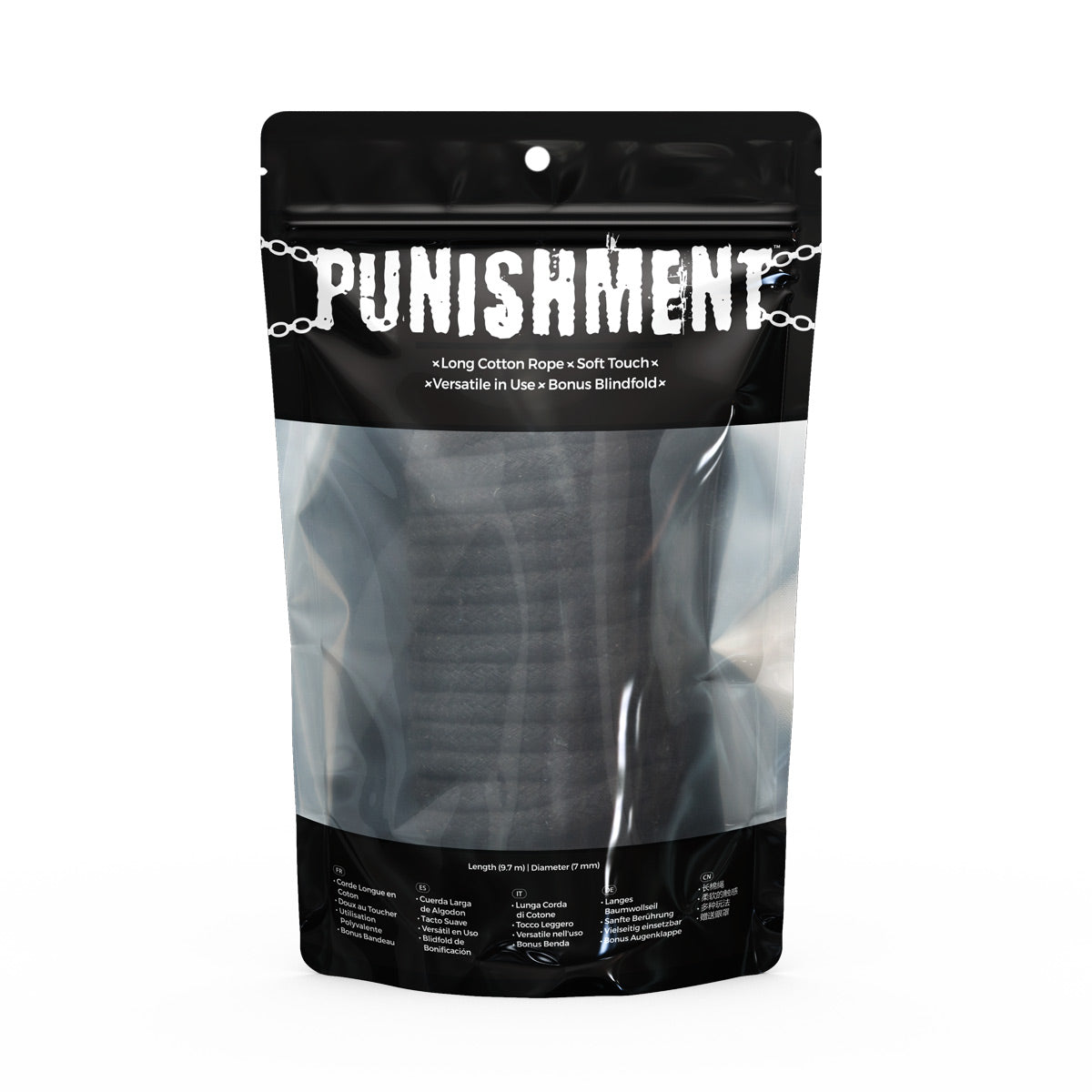 Punishment - Bondage Rope - Black
