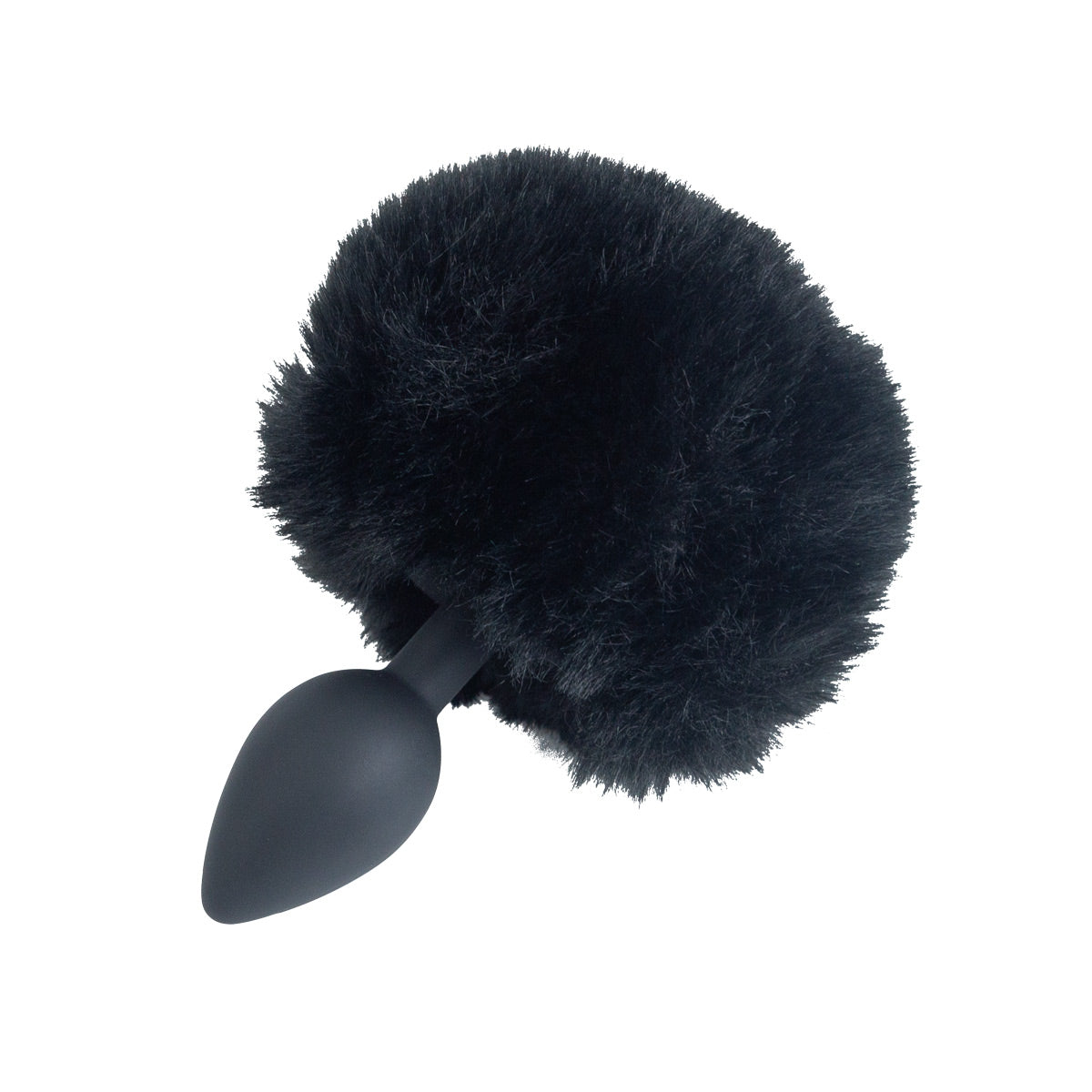 Punition - Plug anal en silicone Bunny Tail - Noir