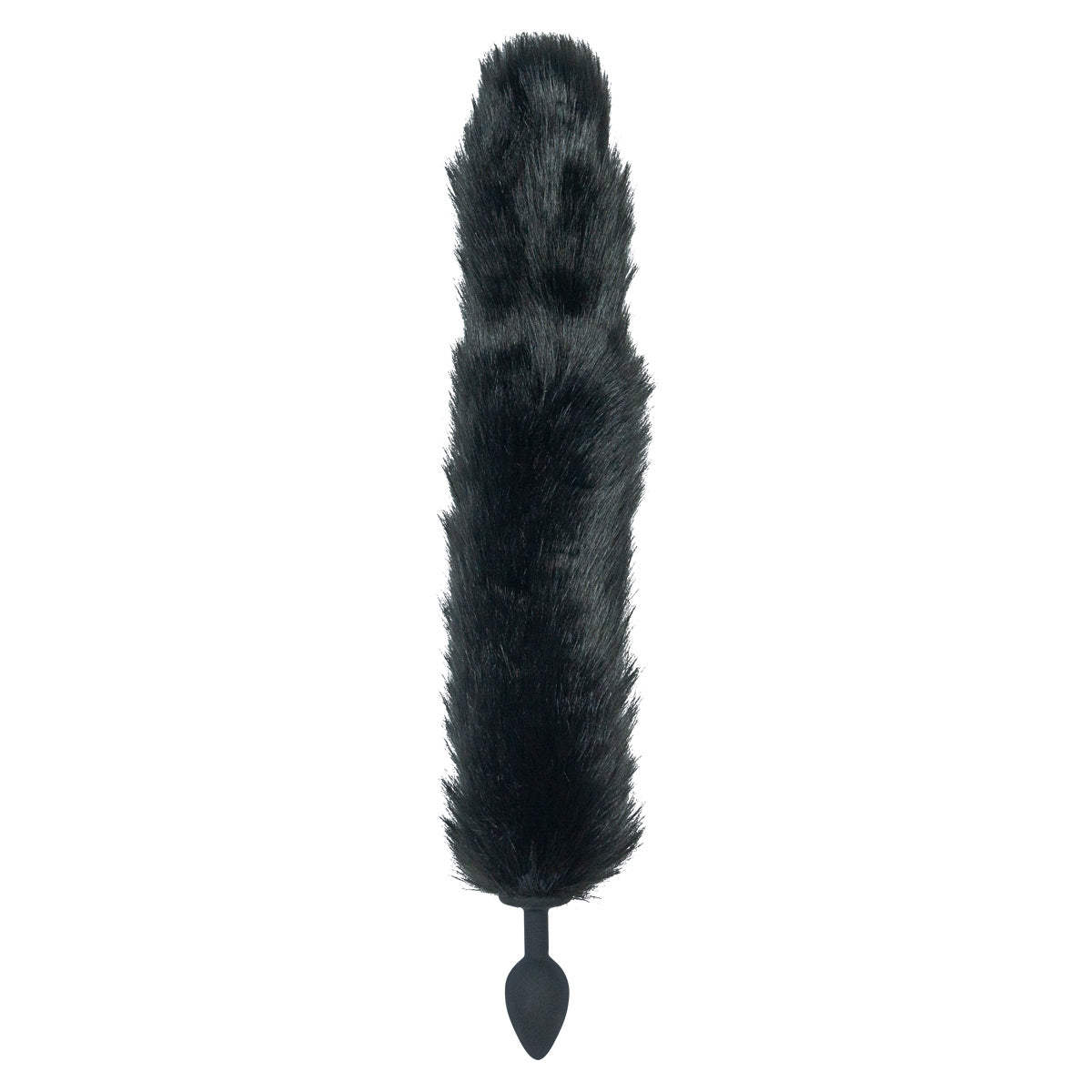Punishment - Fox Tail Silicone Anal Plug - Black