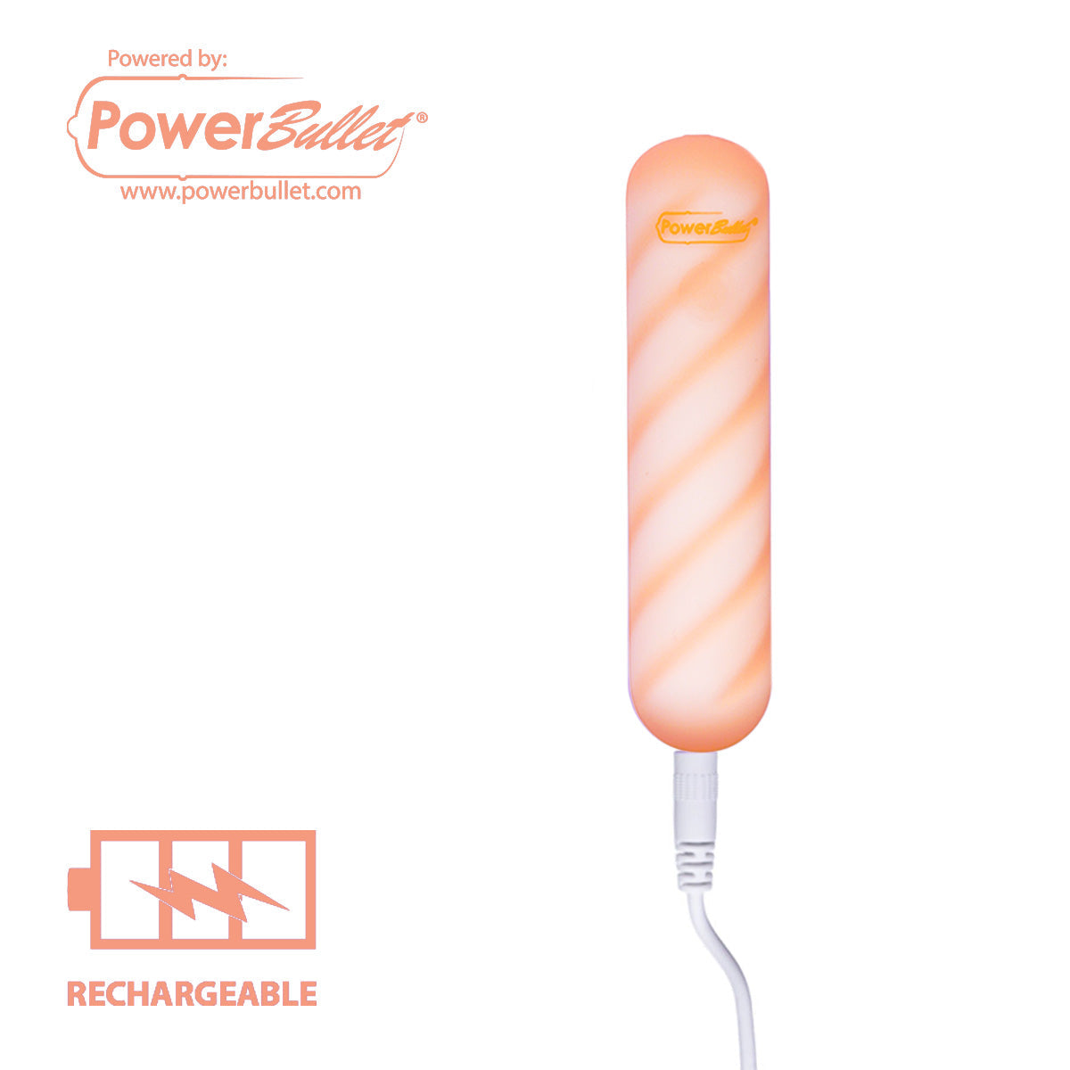 SOFTies - Dual Silicone Body Vibe - 4" - Orange