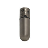 BMS - Balle de première classe - Vibromasseur Balle 2,5" avec pochette porte-clés - Gun Metal