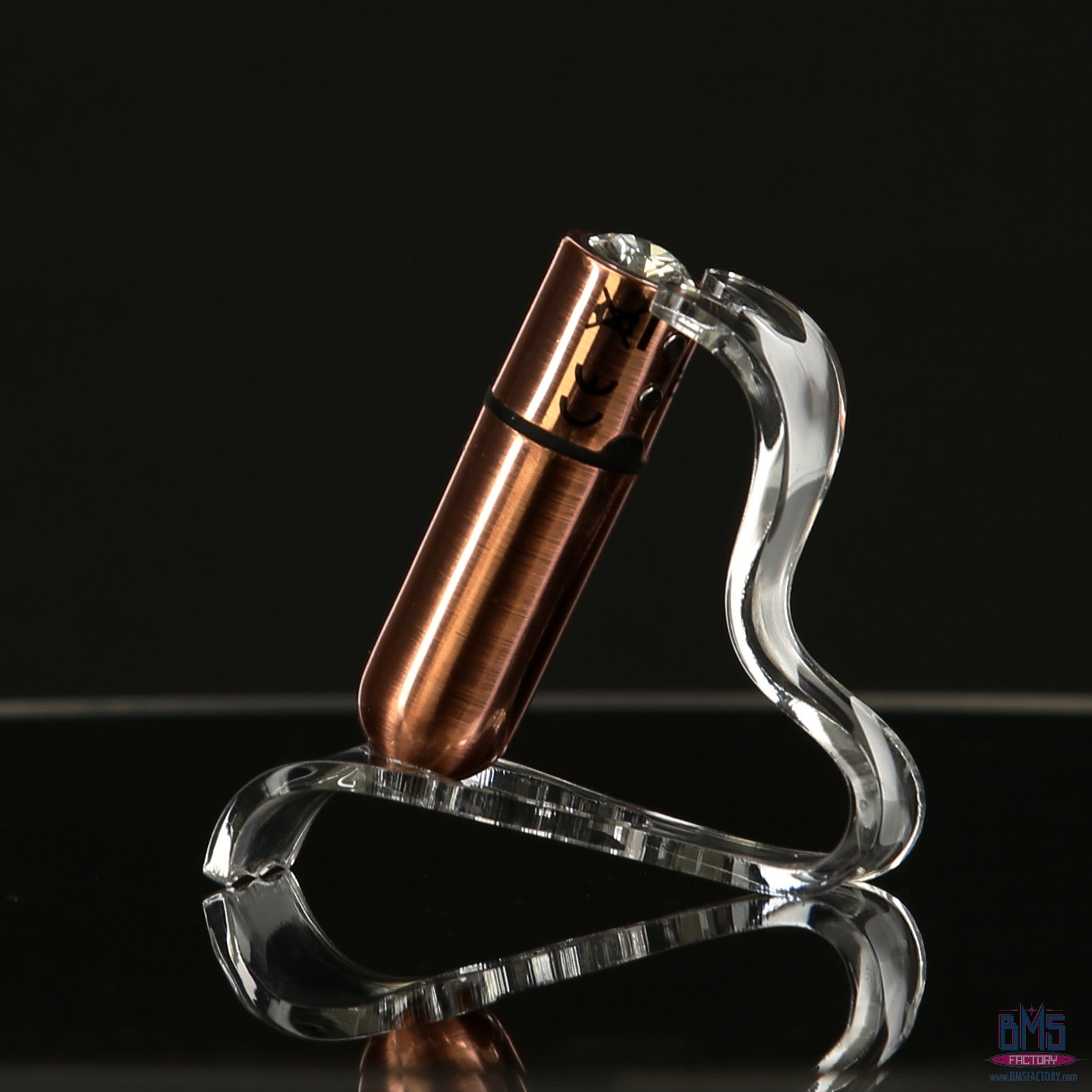 BMS - Balle de première classe - Vibromasseur Balle 2,5" - Or rose
