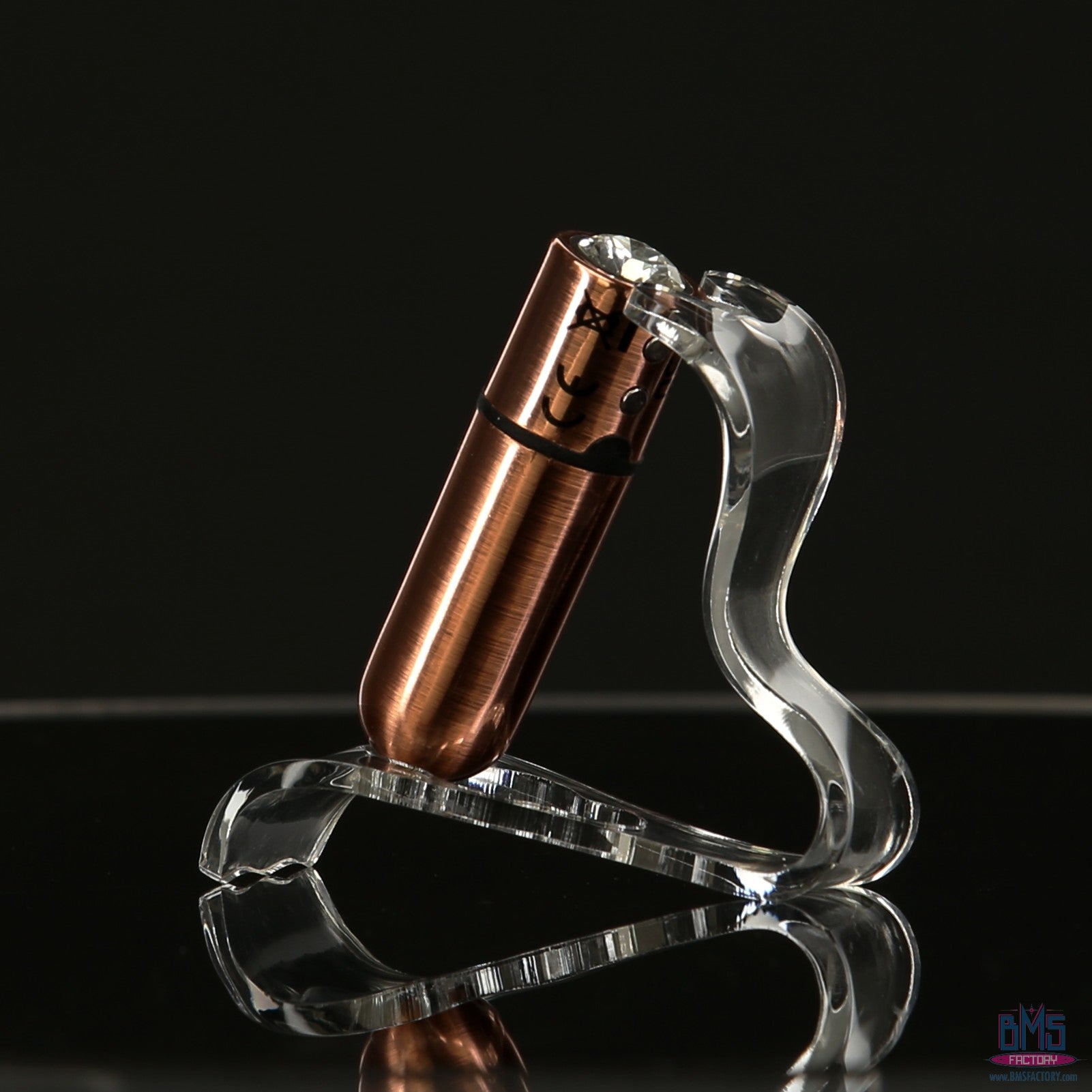 BMS - Balle de première classe - Vibromasseur Balle 2,5" - Or rose