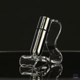 BMS - Balle de première classe - Vibromasseur balle de 2,5" avec pochette porte-clés - Argent