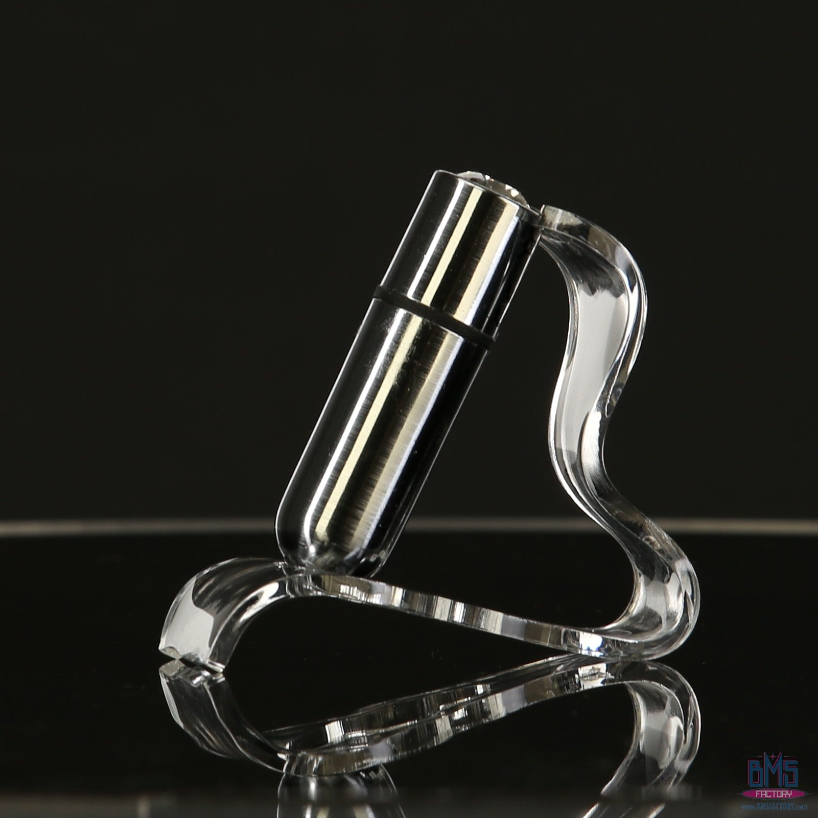 BMS - Balle de première classe - Vibromasseur Balle 2,5" - Argent