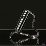 BMS - Balle de première classe - Vibromasseur balle de 2,5" avec pochette porte-clés - Argent