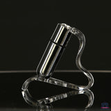 BMS - Balle de première classe - Vibromasseur balle de 2,5" avec pochette porte-clés - Argent