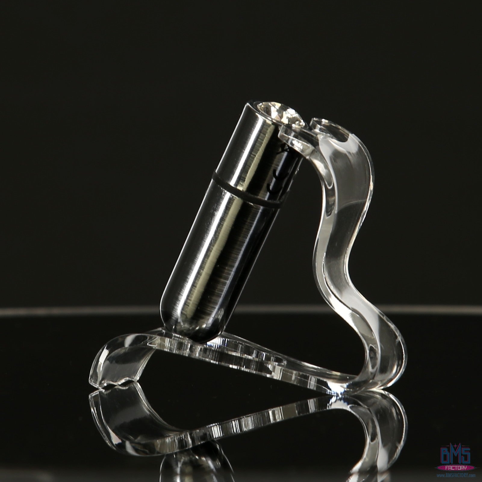 BMS - Balle de première classe - Vibromasseur Balle 2,5" - Argent