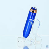Swan - Vibrateur à balles maximales + manchette confortable en silicone - Bleu