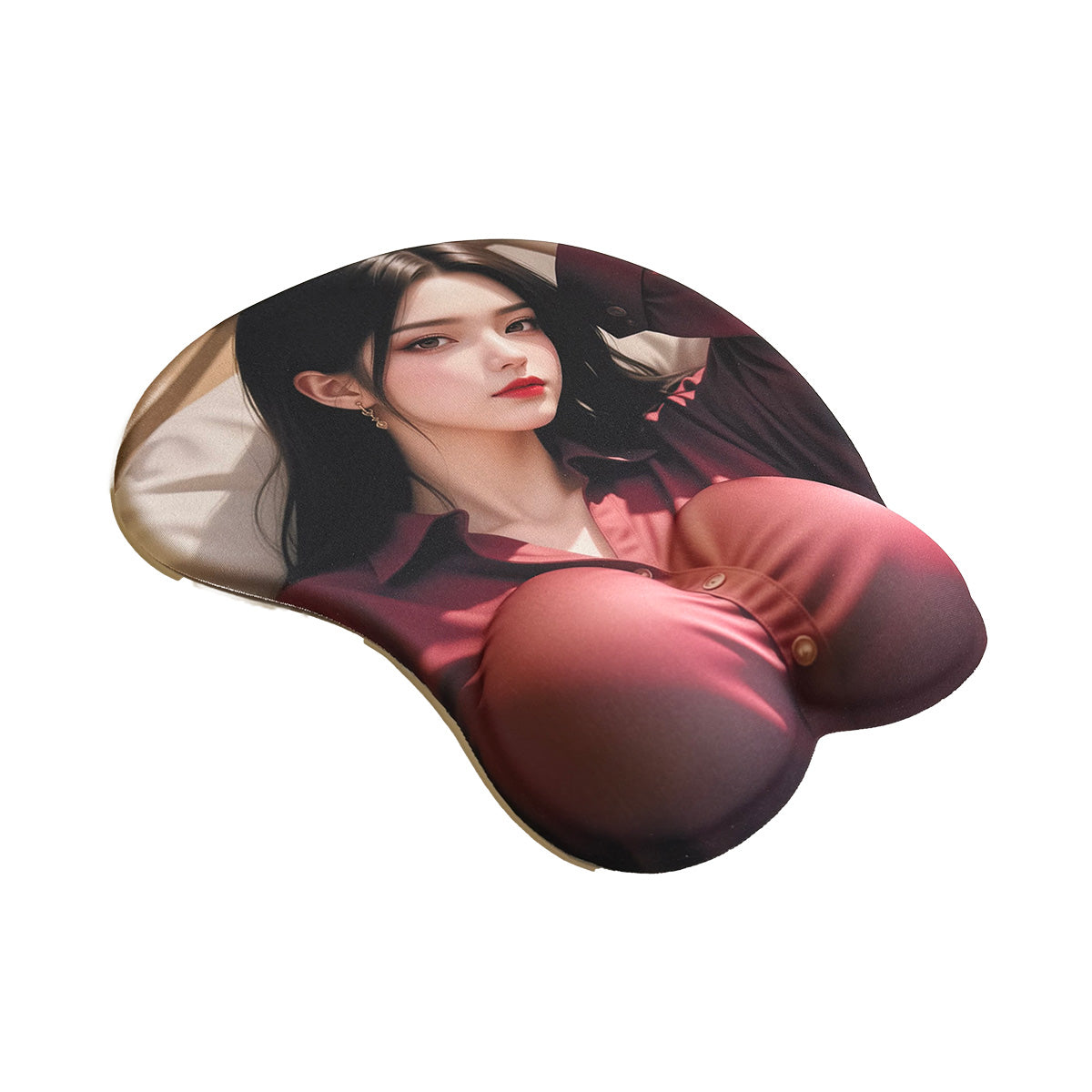 Tapis de souris Anime – Brune chemisier bordeaux