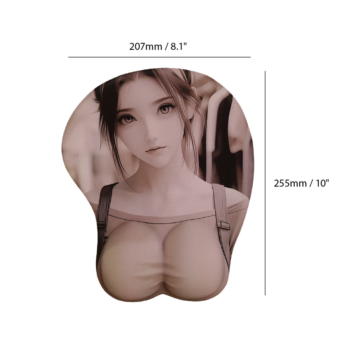 Tapis de Souris Anime – Brune à Bretelles