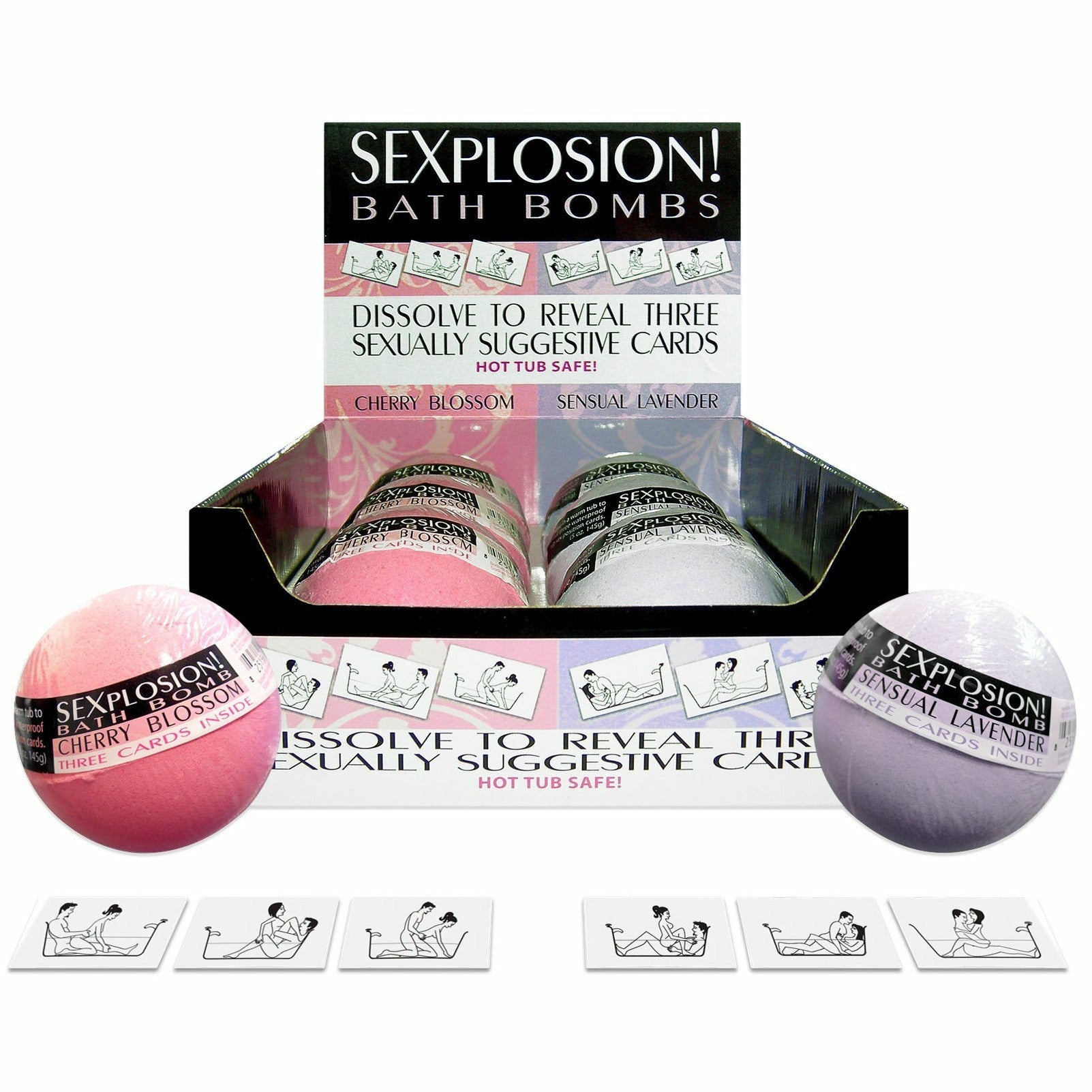 Bombe de bain Sexplosion Kheper Games - Présentoir de 6