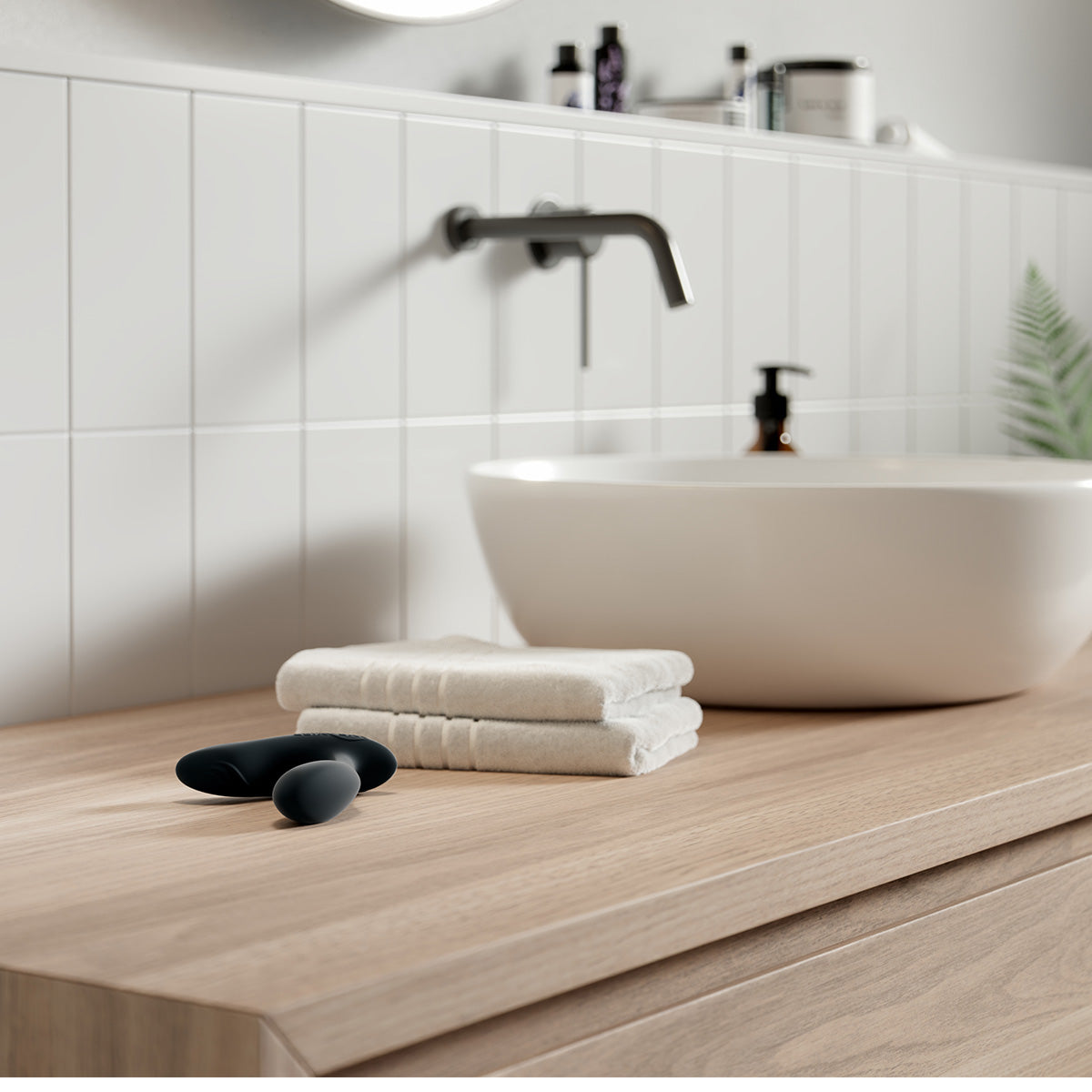 We-Vibe® Vector+ - Vibrating Prostate Massager - Charcoal Black