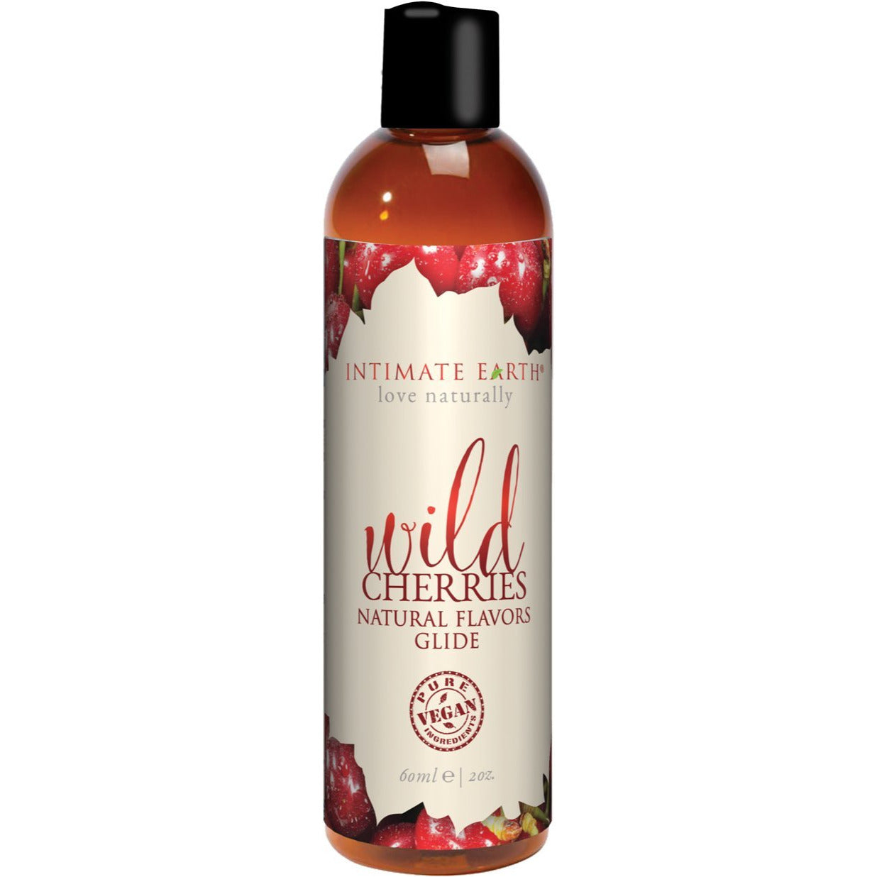 Intimate Earth Natural Flavors Glide - Wild Cherries - 60ml/2oz