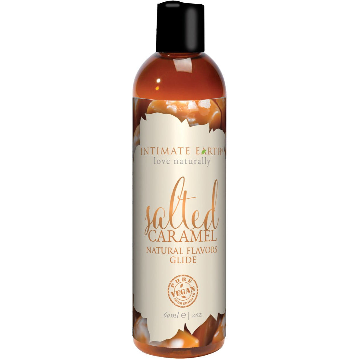 Intimate Earth Natural Flavors Glide - Salted Caramel - 60ml/2oz