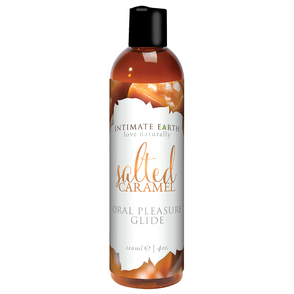 Intimate Earth Natural Flavors Glide - Salted Caramel - 120ml/4oz