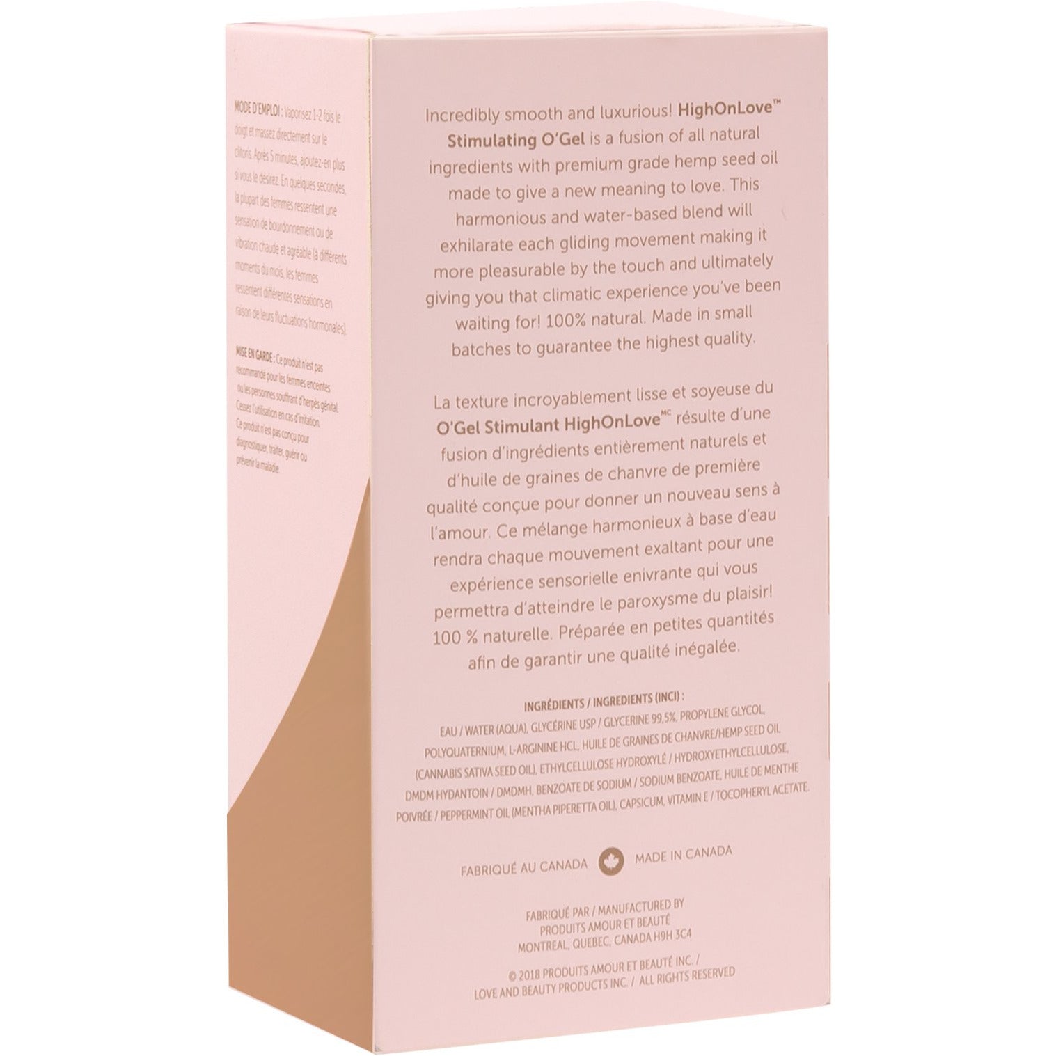 Gel stimulant orgasmique High On Love