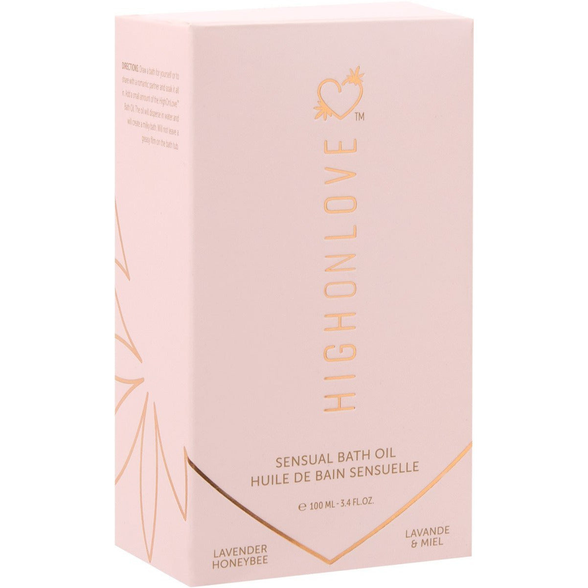 Huile de Bain Sensuelle High On Love - Lavande et Miel