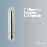 Pure Love® - Balle vibrante rechargeable Platinum de 10 cm