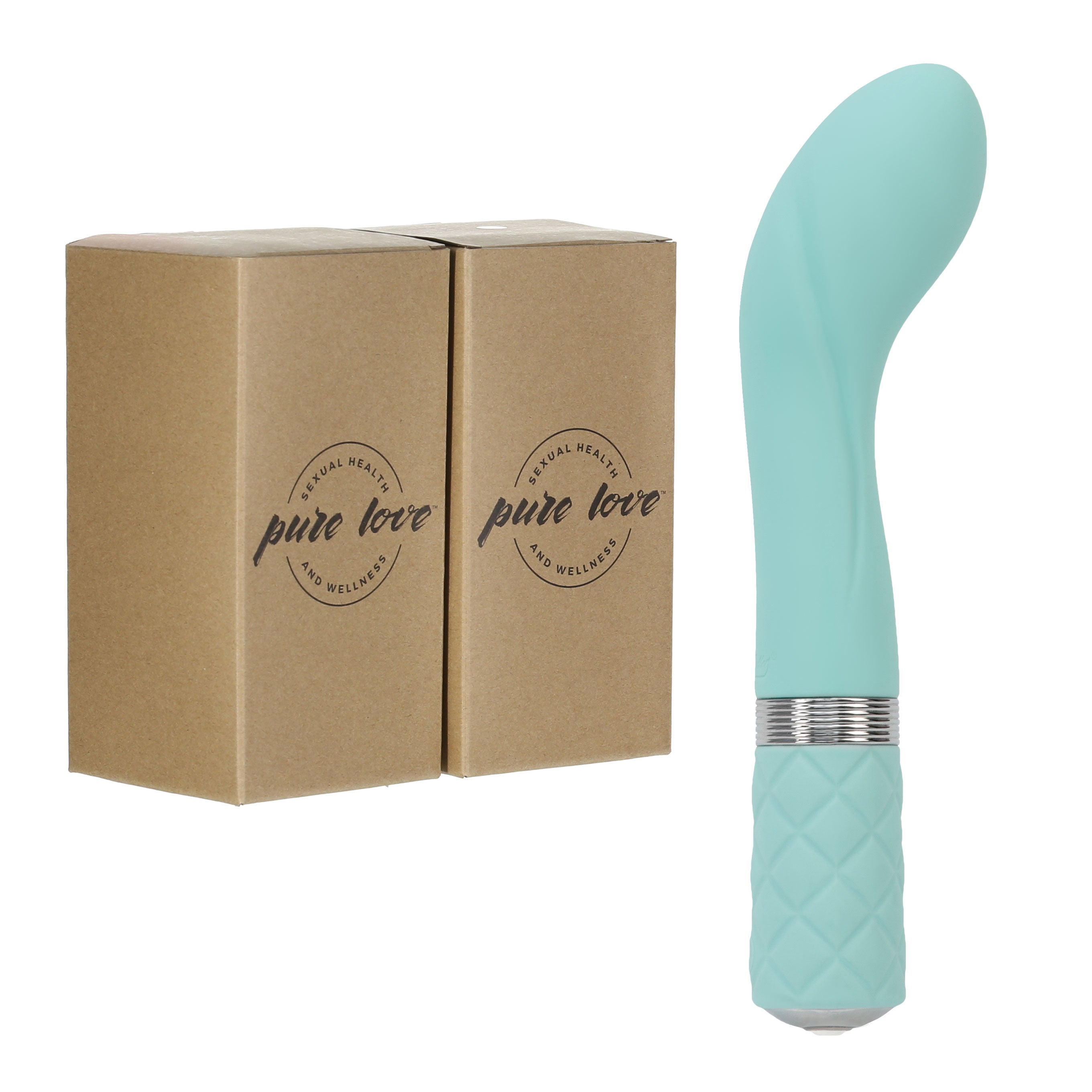 Pure Love® - Vibromasseur Point G avec Cristal Swarovski® – Bleu sarcelle