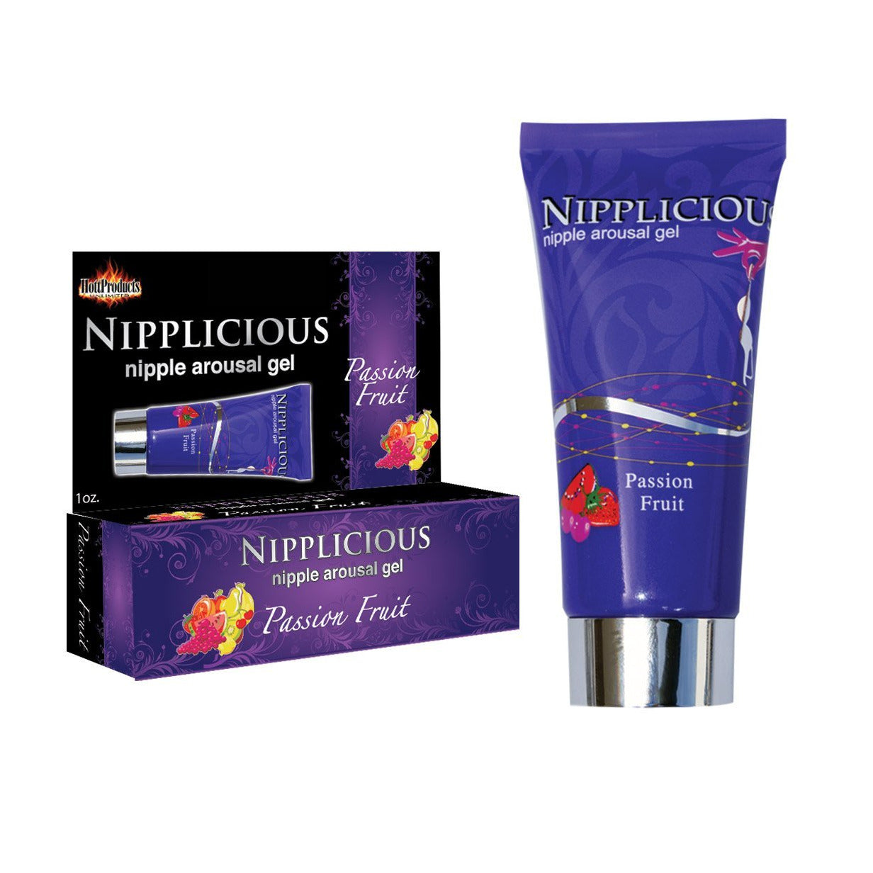 Gel stimulant pour mamelons Nipplicious Hott Products – Fruit de la Passion