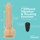 Pure Love® - Crazy Guy – Pénis Rotatif, Vibrant et Pénétrant de 7,5 pouces