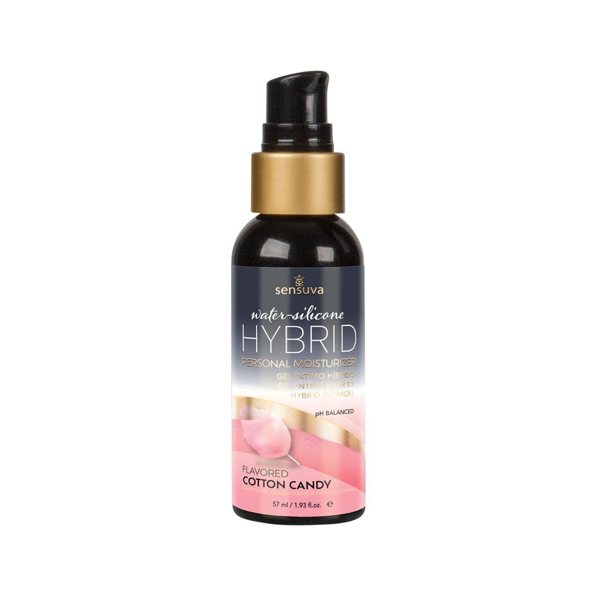 Sensuva Formule Hybride – Hydratant Intime – Aromatisé – 54 g – Barbe à Papa