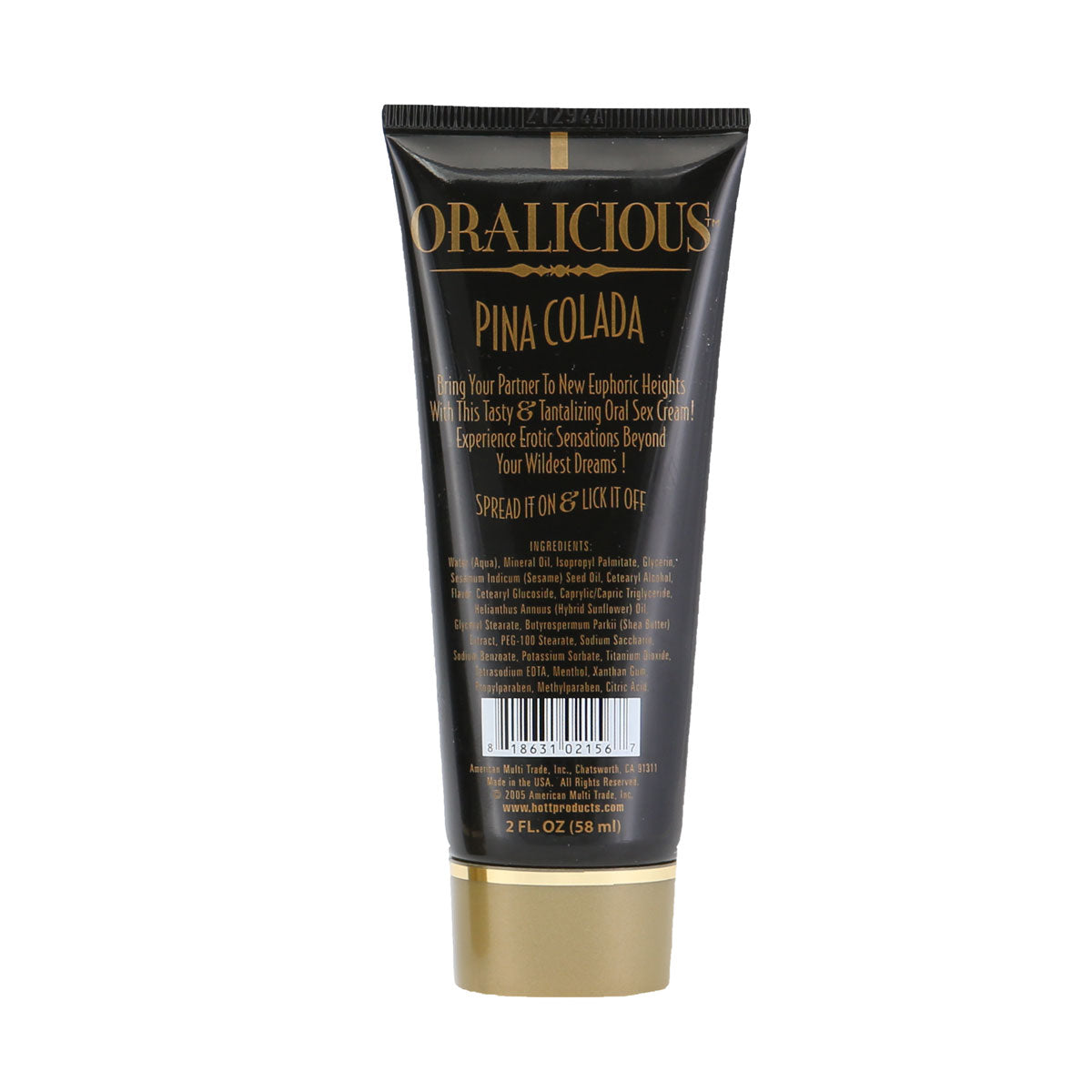 HottProducts - ORALICIOUS - Oral Sex Cream - 2 fl. oz. - Pina Colada