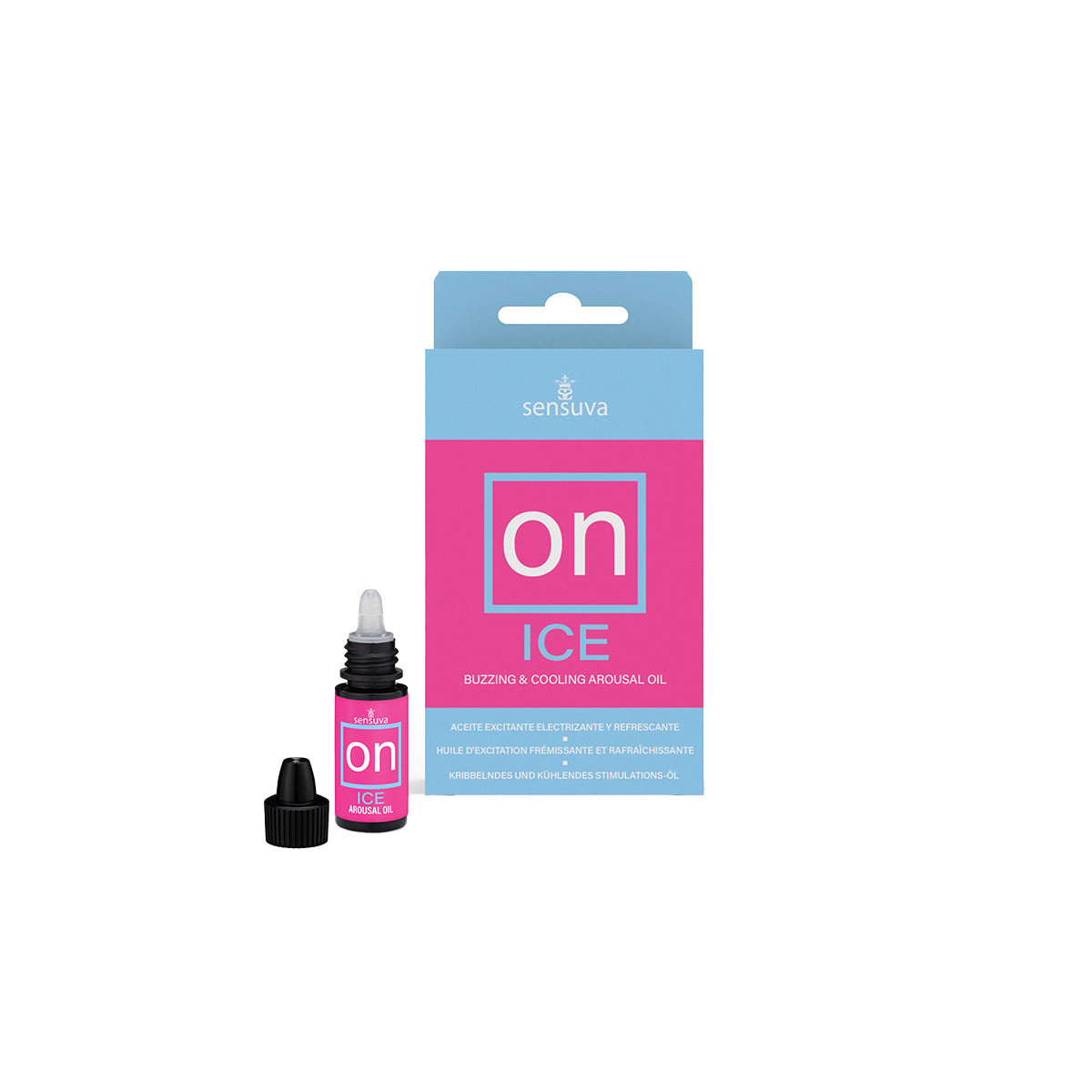 Sensuva ON ICE - Huile d'excitation féminine vibrante et rafraîchissante - 5 ml (VL-510)