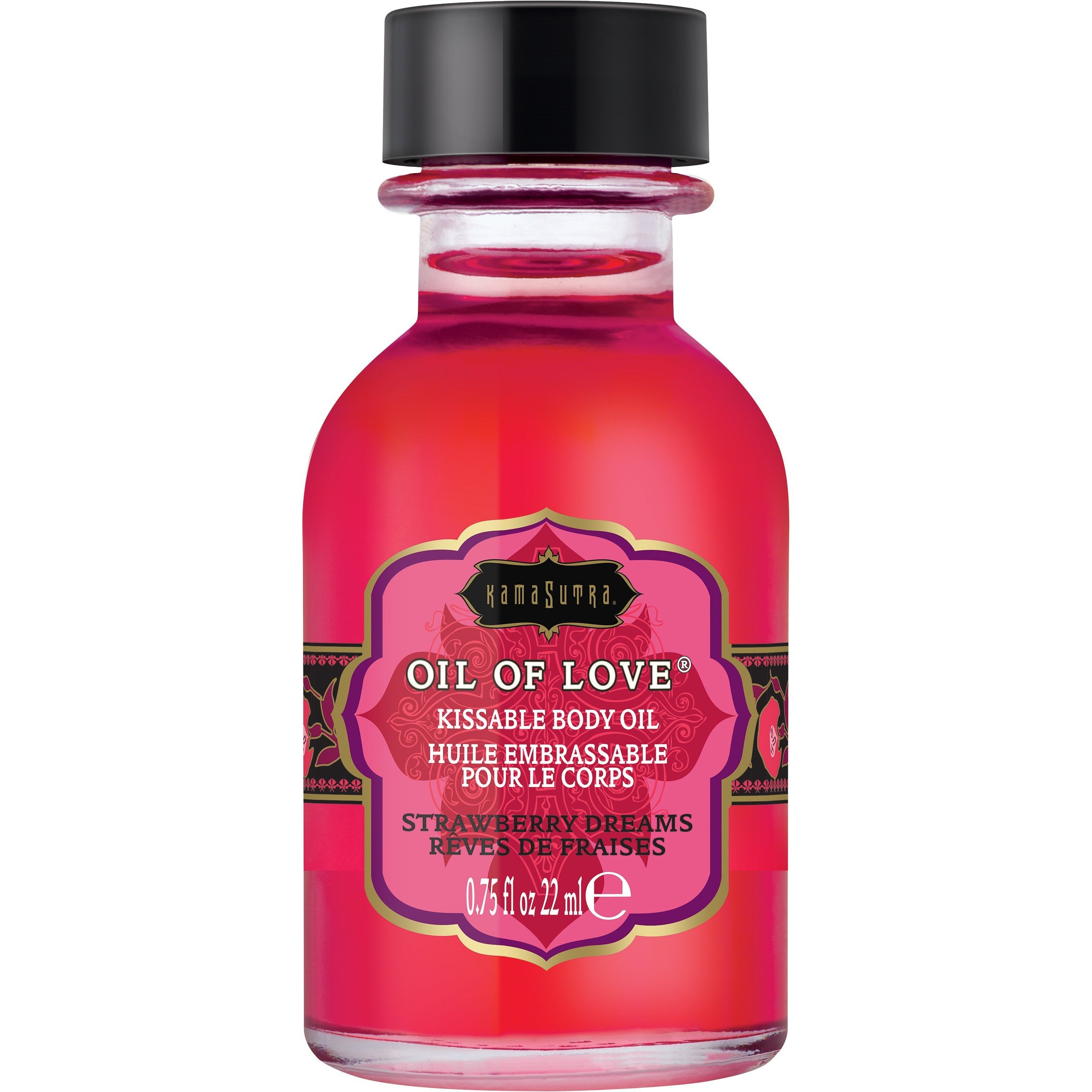Kama Sutra Huile d'Amour - Huile corporelle à embrasser - Rêves de Fraise - 22 ml
