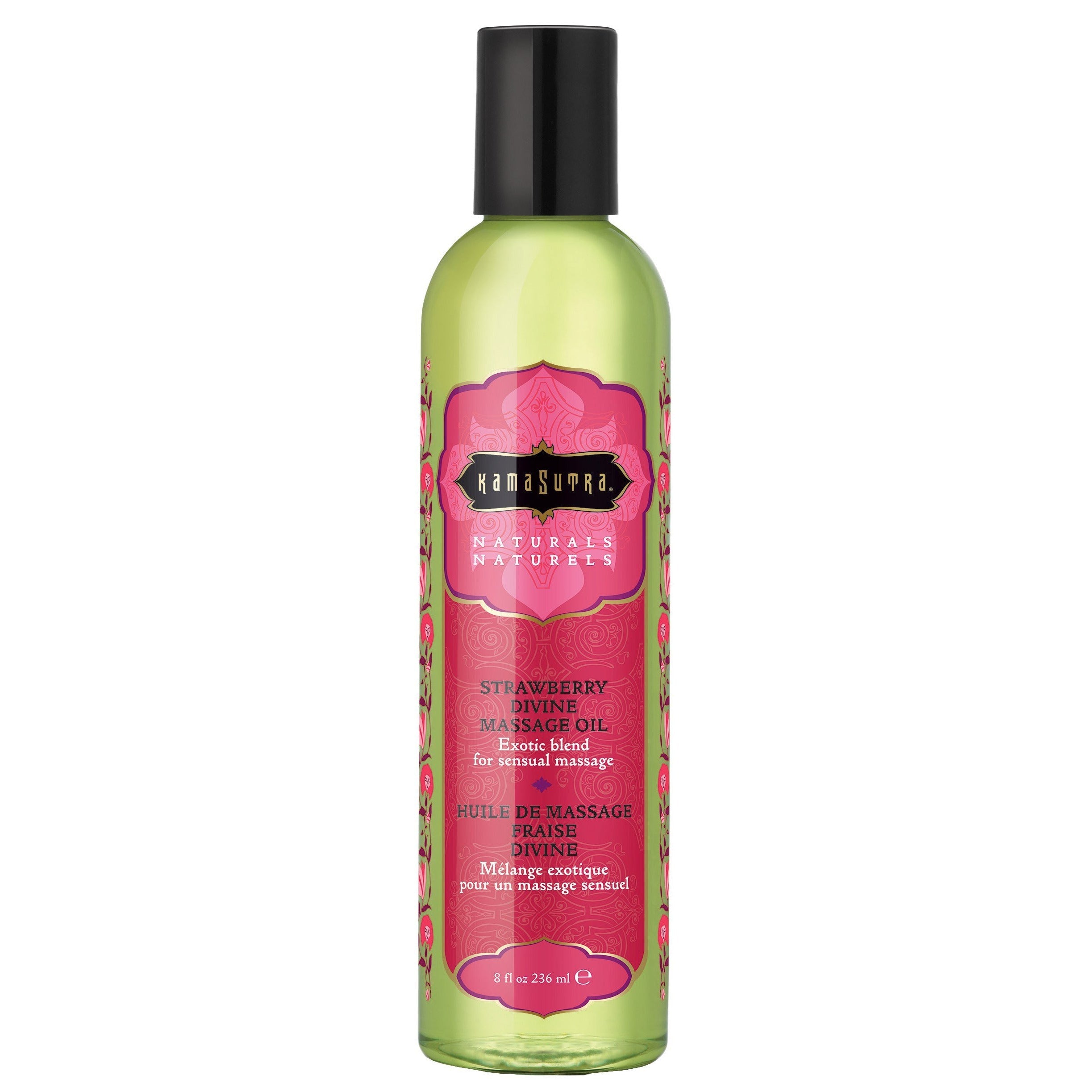 Kama Sutra Naturals - Huile de massage - Fraise - 256 ml / 8 oz