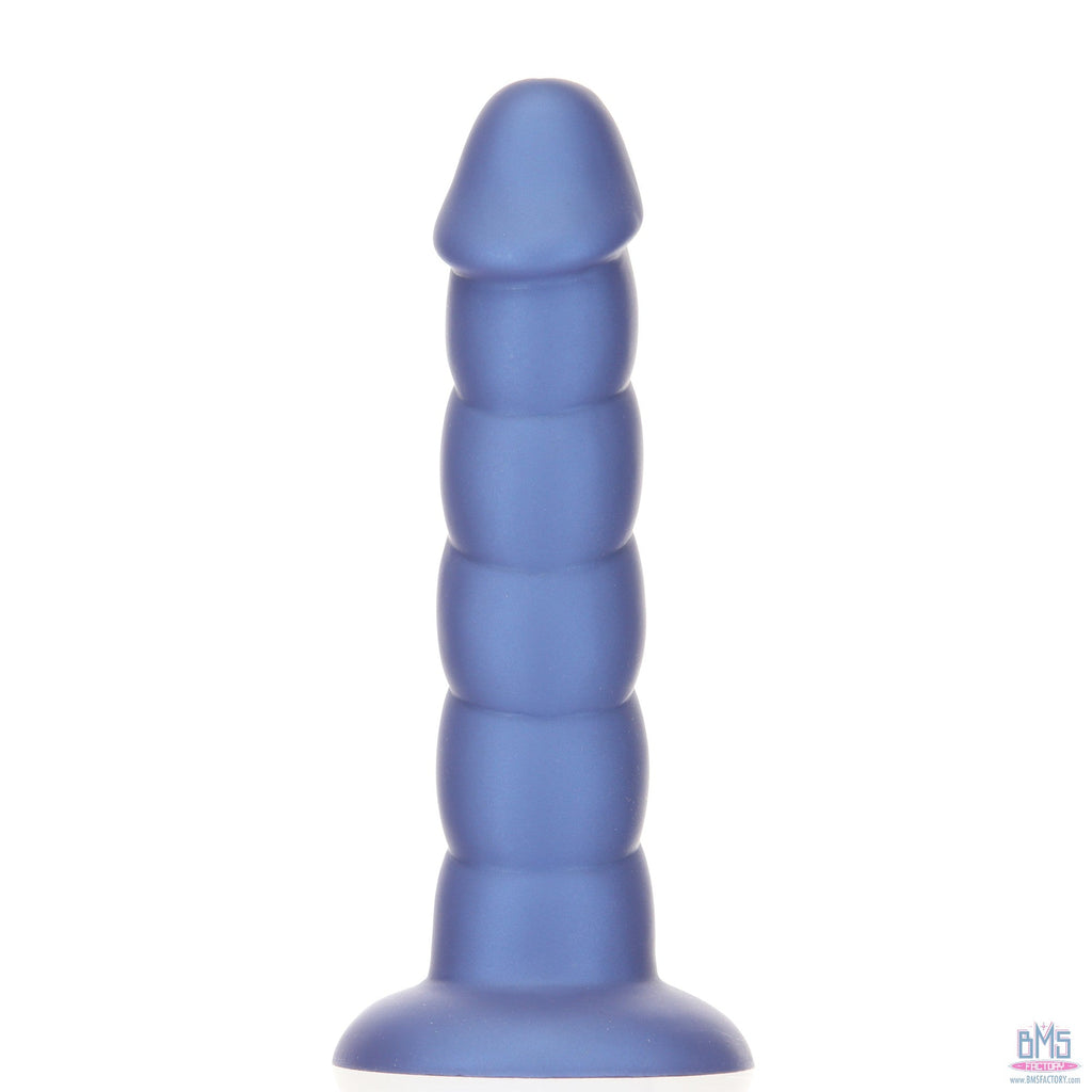 Pure Love® - Godemichet torsadé 8" - Grand - Bleu