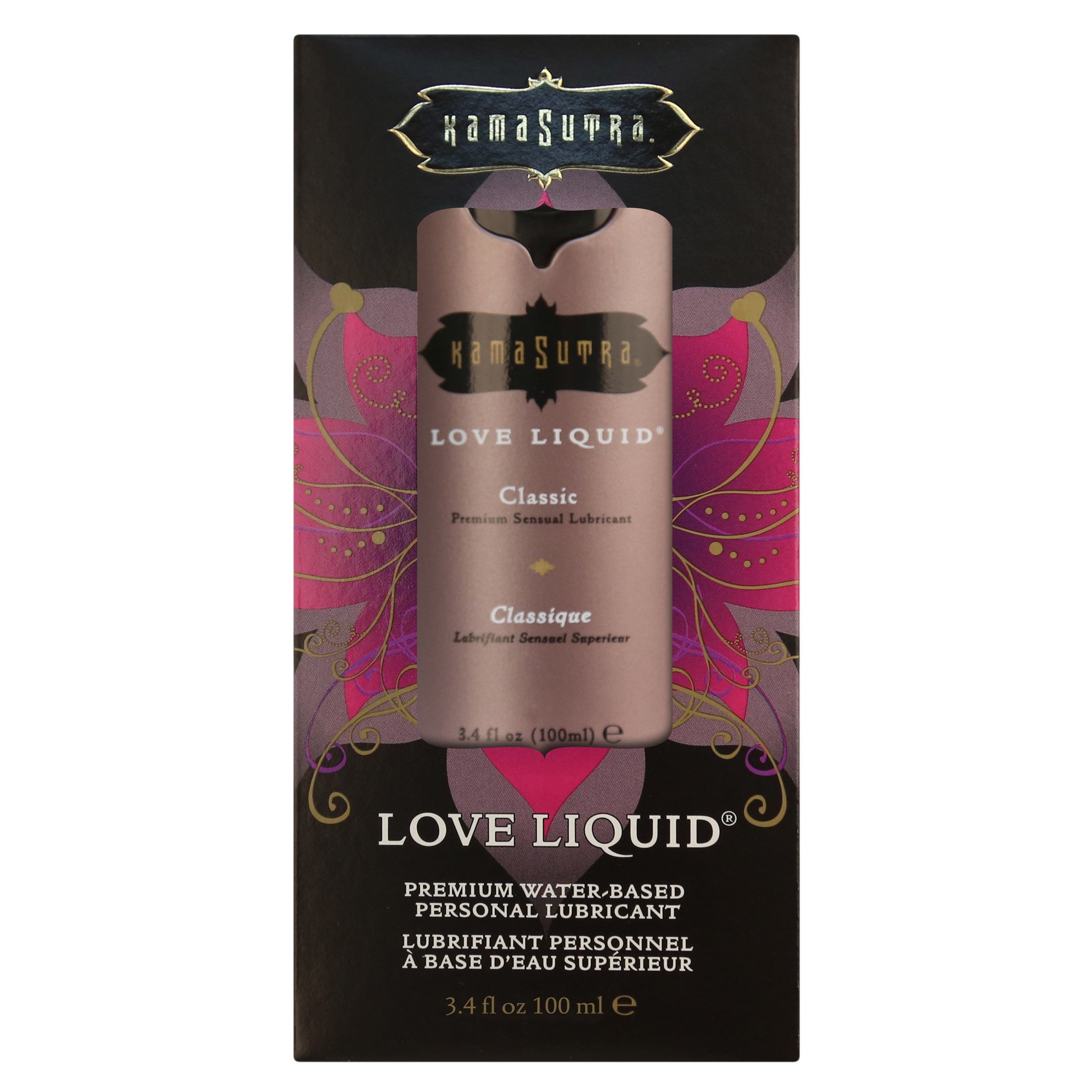 Kama Sutra Love Liquid - Lubrifiant Premium à Base d'Eau - 100 ml / 3,4 oz