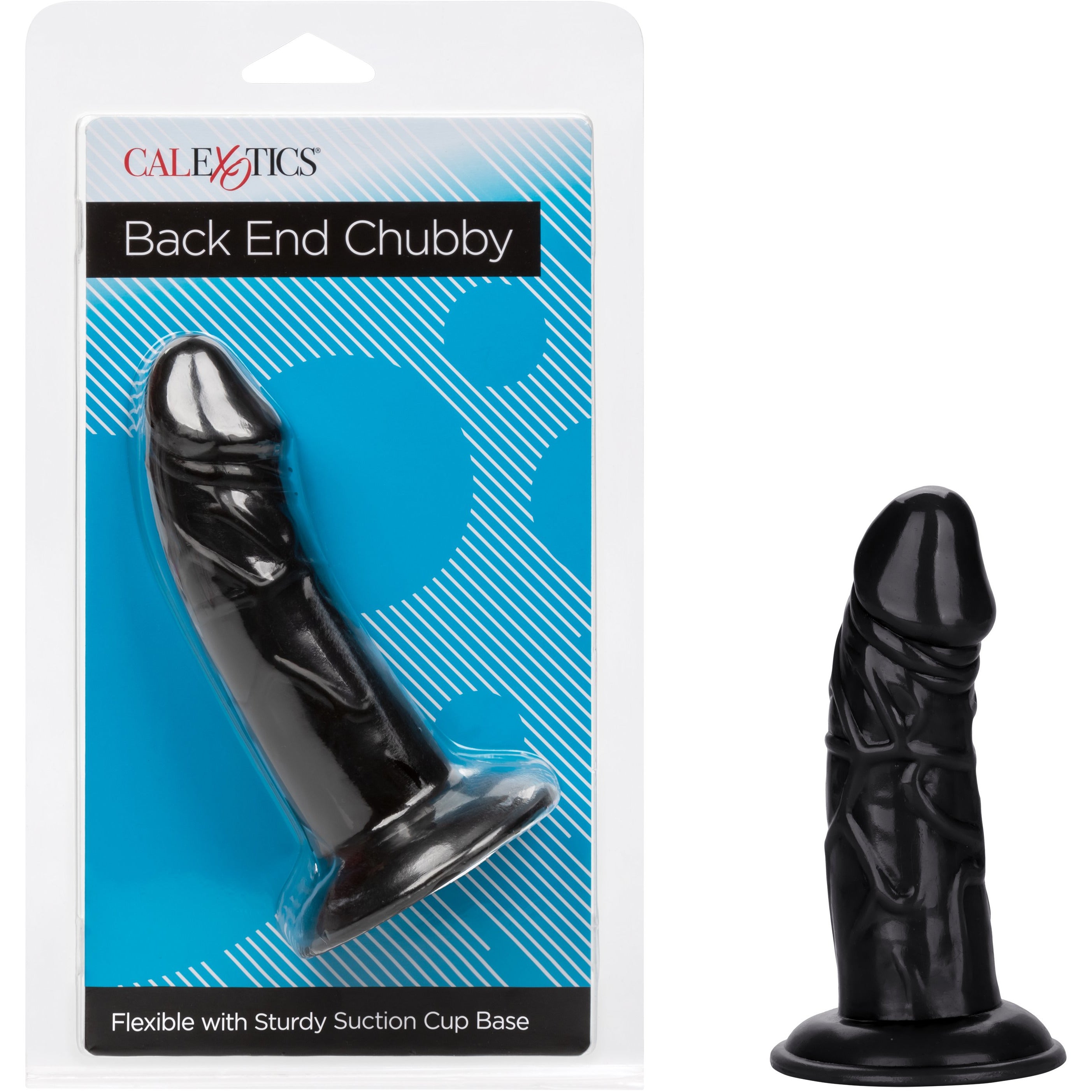 CALEXOTICS® - Back End Chubby Dildo - Black