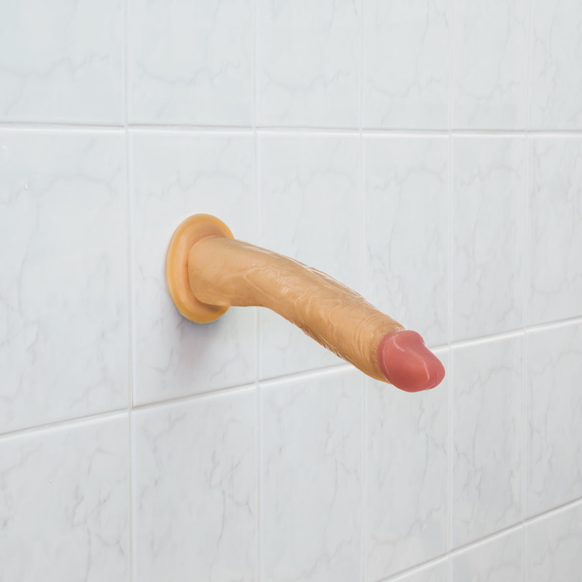 Pure Love® - Dildo with Suction Cup - Beige - 8 In.