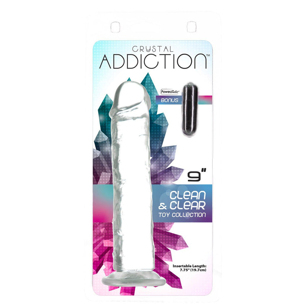 Addiction - Crystal Addiction 9-inch Vertical Dong