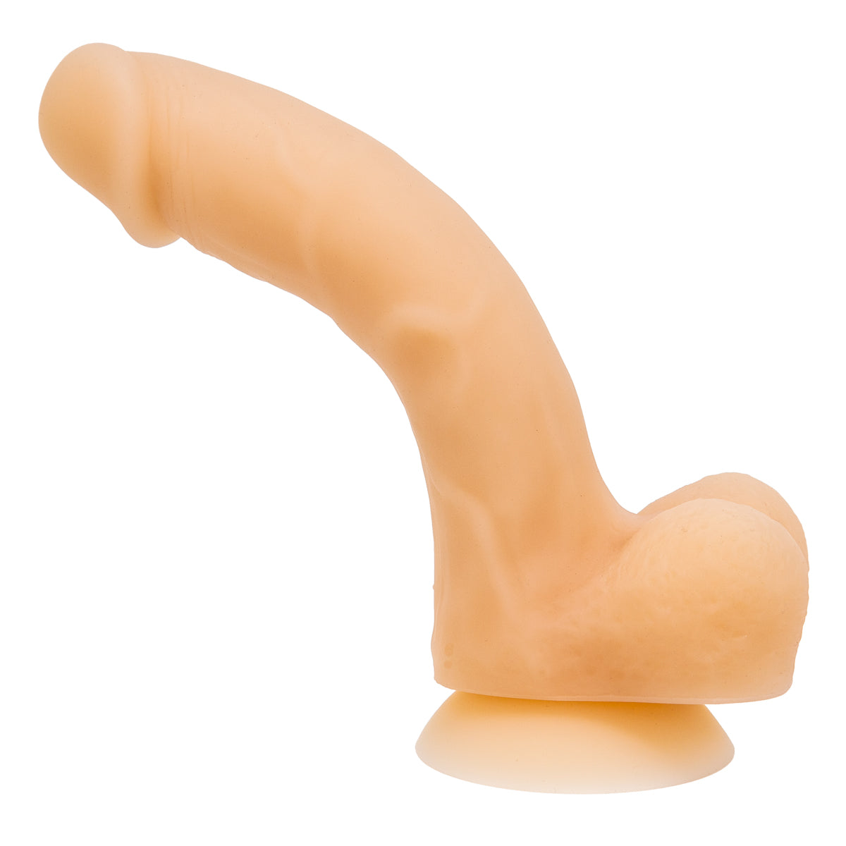 Addiction - David 8" Bendable Silicone Dildo - Beige