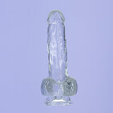 Addiction - Crystal Addiction - Clear 8" Dildo with Balls